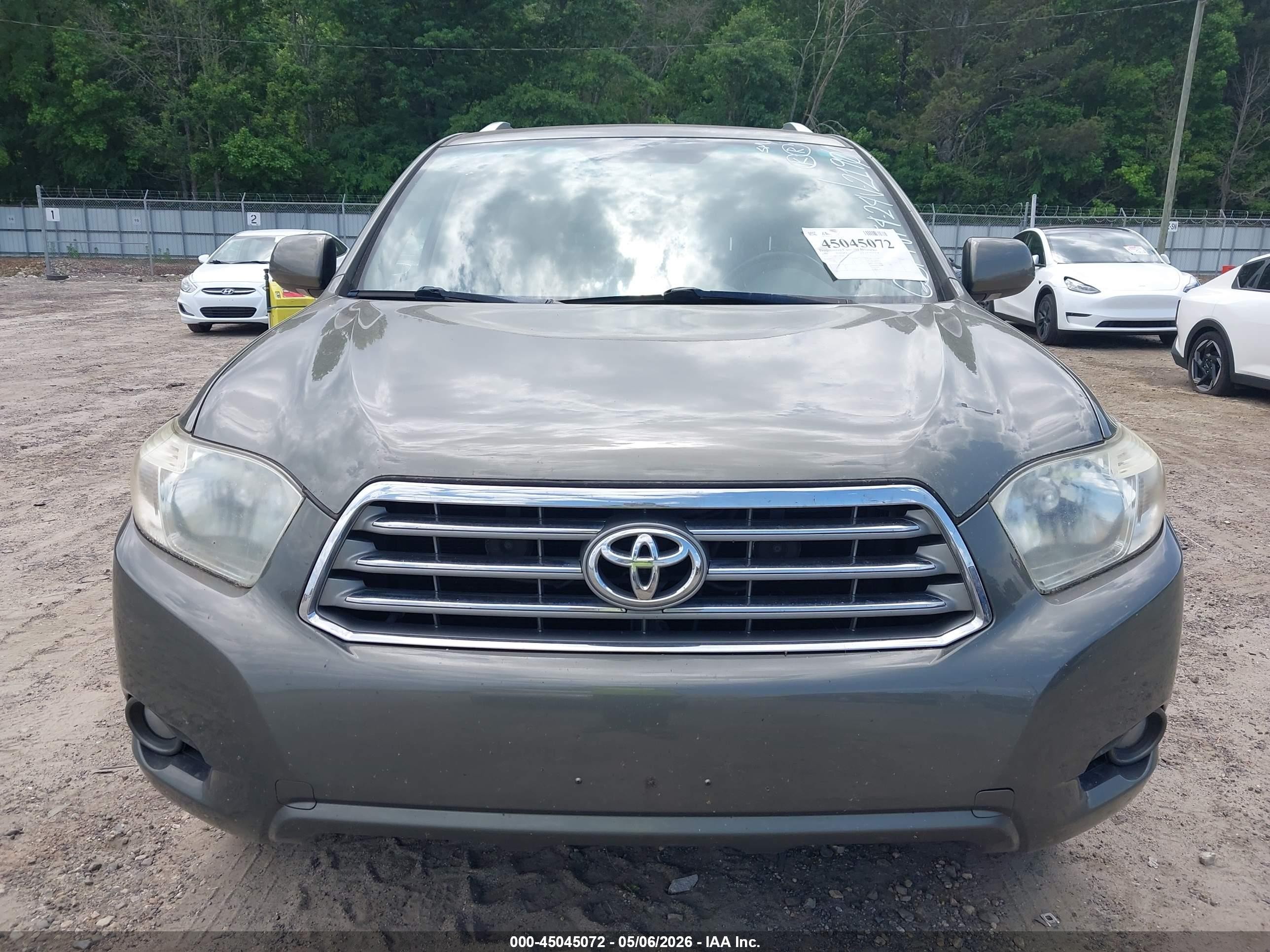 2009 Toyota Highlander Limited Green vin: JTEDS42A892092190
