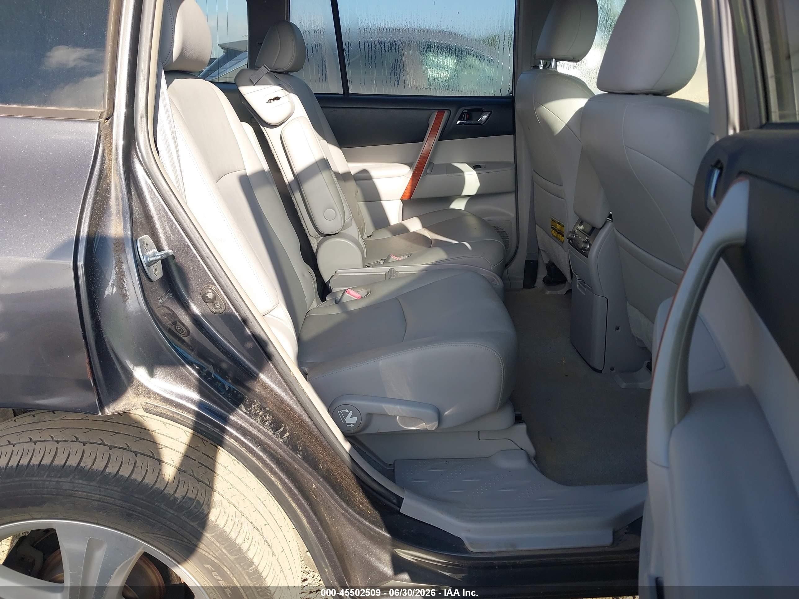 2009 Toyota Highlander Limited Gray vin: JTEDS42A992073907