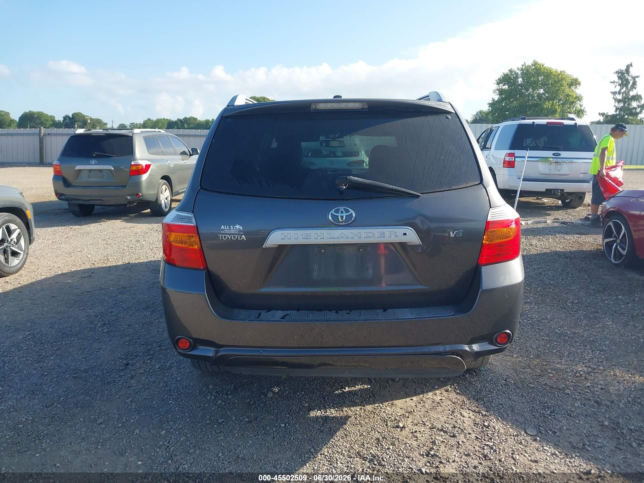 2009 Toyota Highlander Limited Gray vin: JTEDS42A992073907