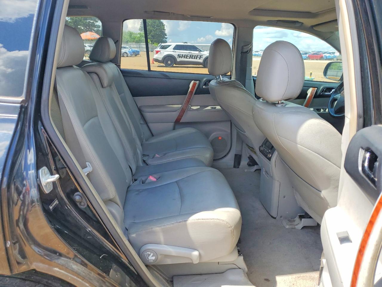 2008 Toyota Highlander Limited Black vin: JTEDS42AX82059142