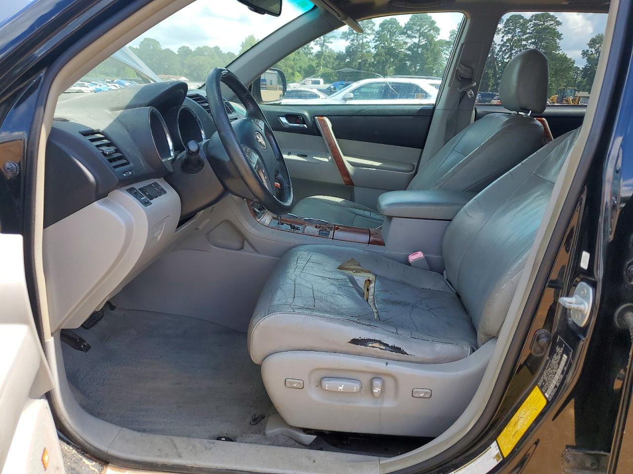 2008 Toyota Highlander Limited Black vin: JTEDS42AX82059142