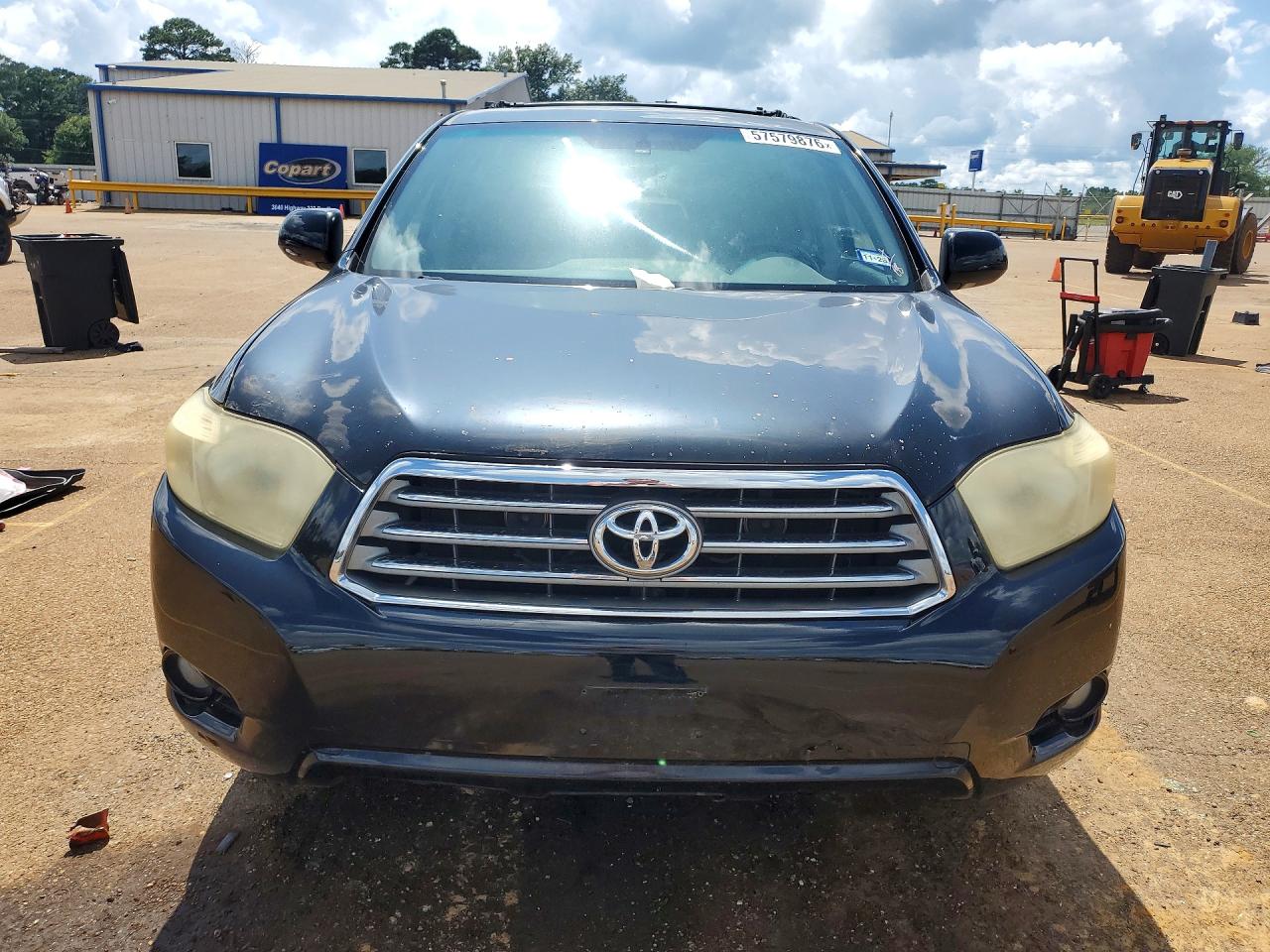 2008 Toyota Highlander Limited Black vin: JTEDS42AX82059142