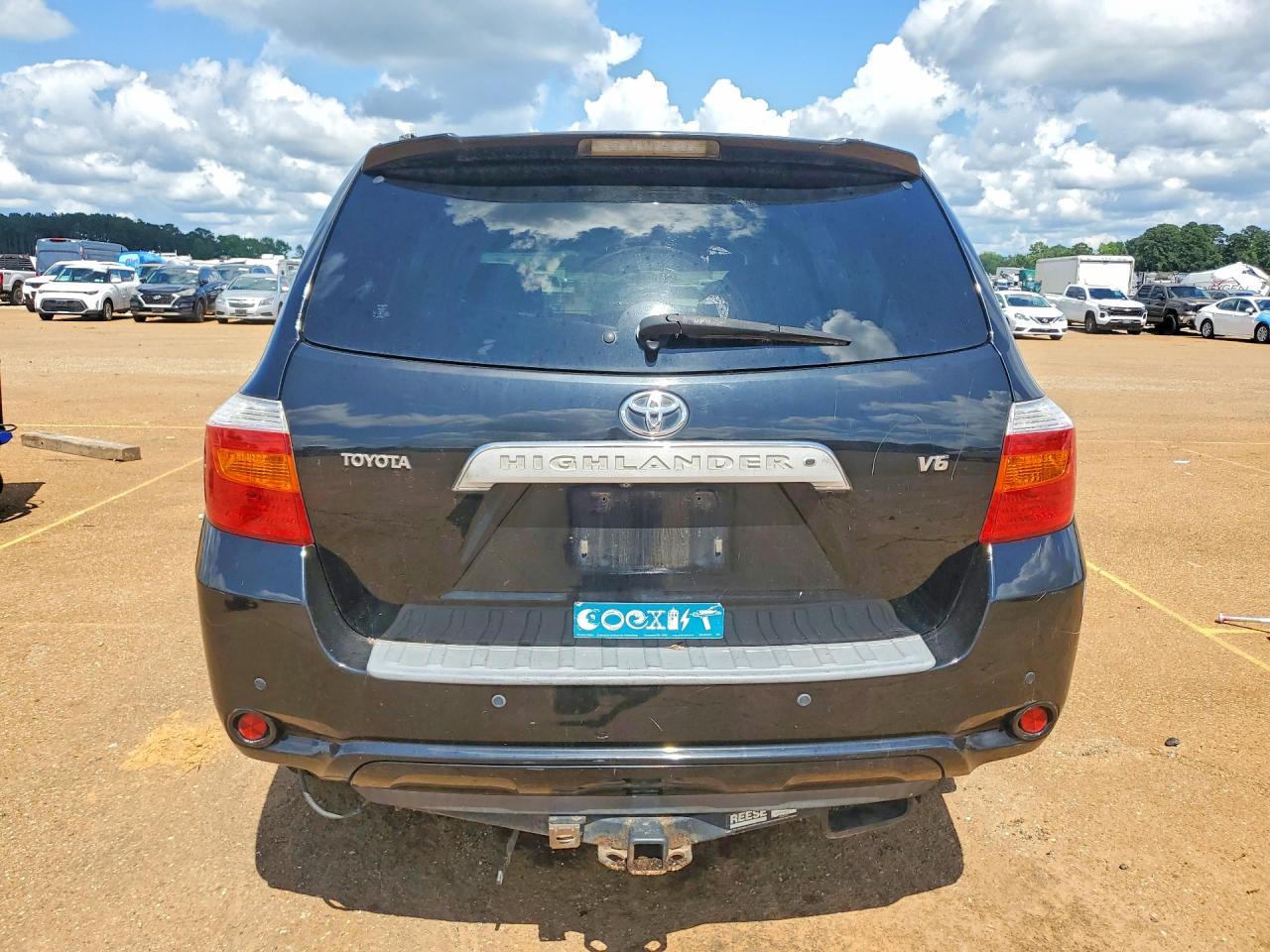 2008 Toyota Highlander Limited Black vin: JTEDS42AX82059142
