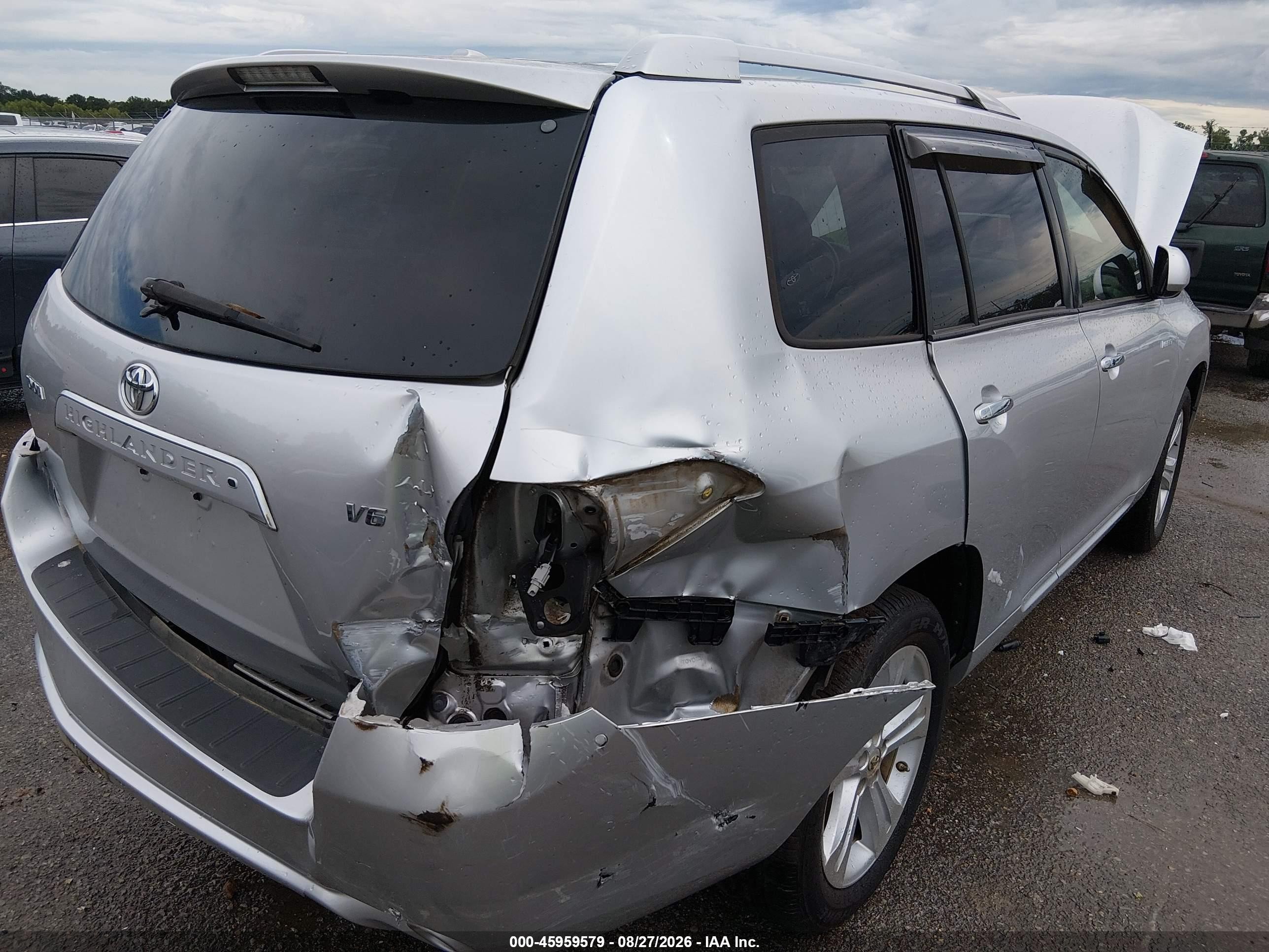 2009 Toyota Highlander Limited Silver vin: JTEDS42AX92091980