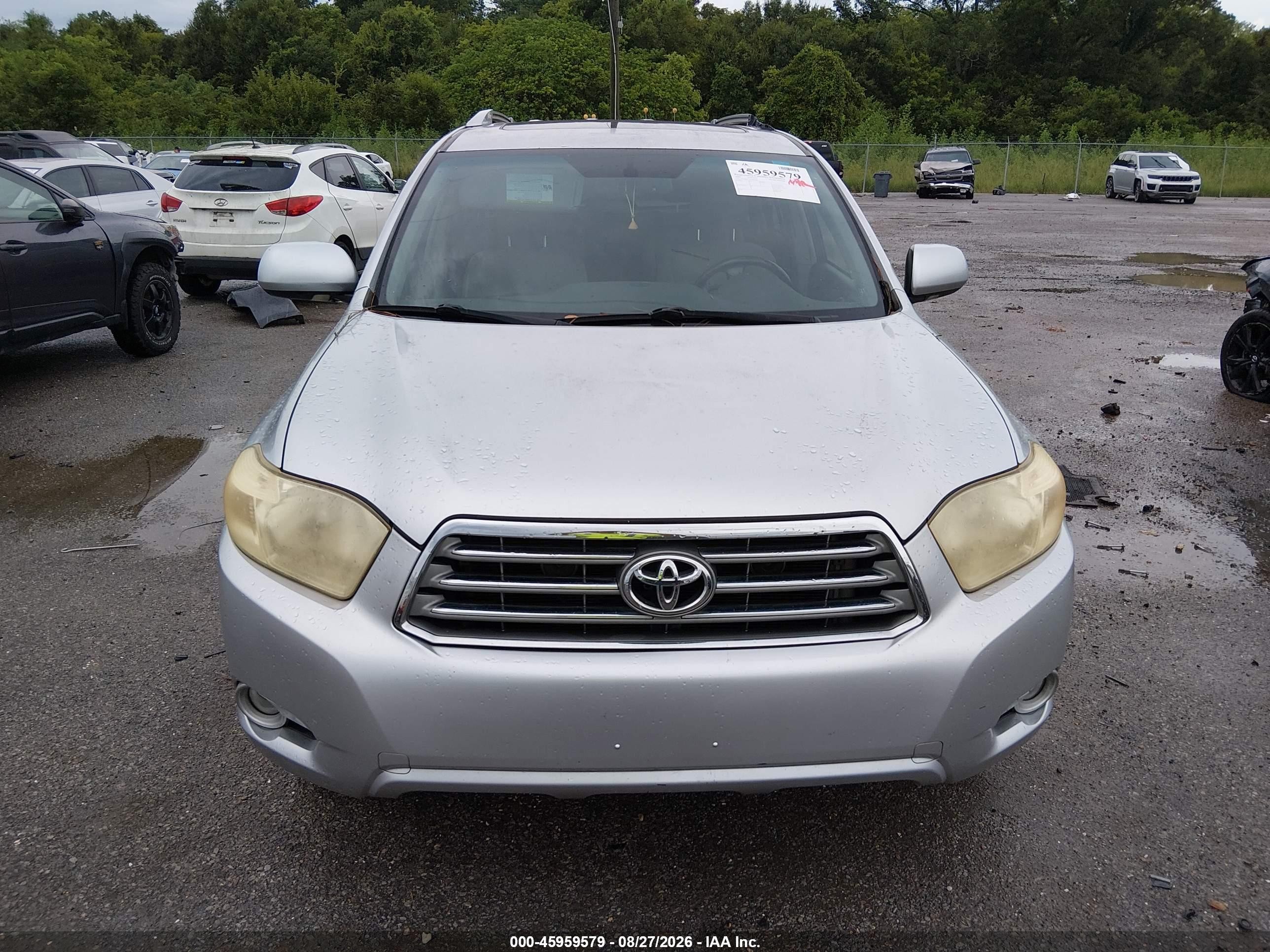 2009 Toyota Highlander Limited Silver vin: JTEDS42AX92091980