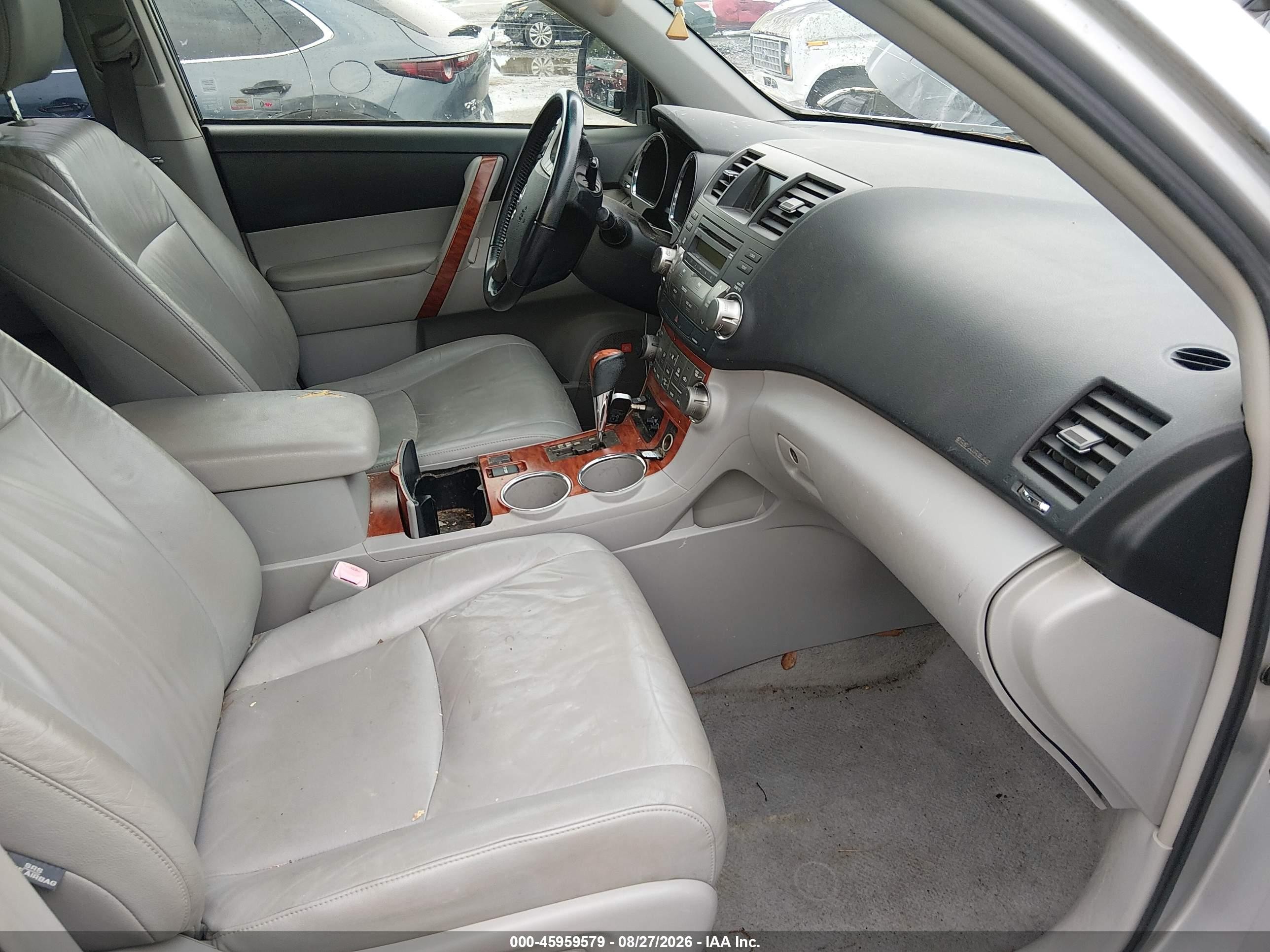 2009 Toyota Highlander Limited Silver vin: JTEDS42AX92091980