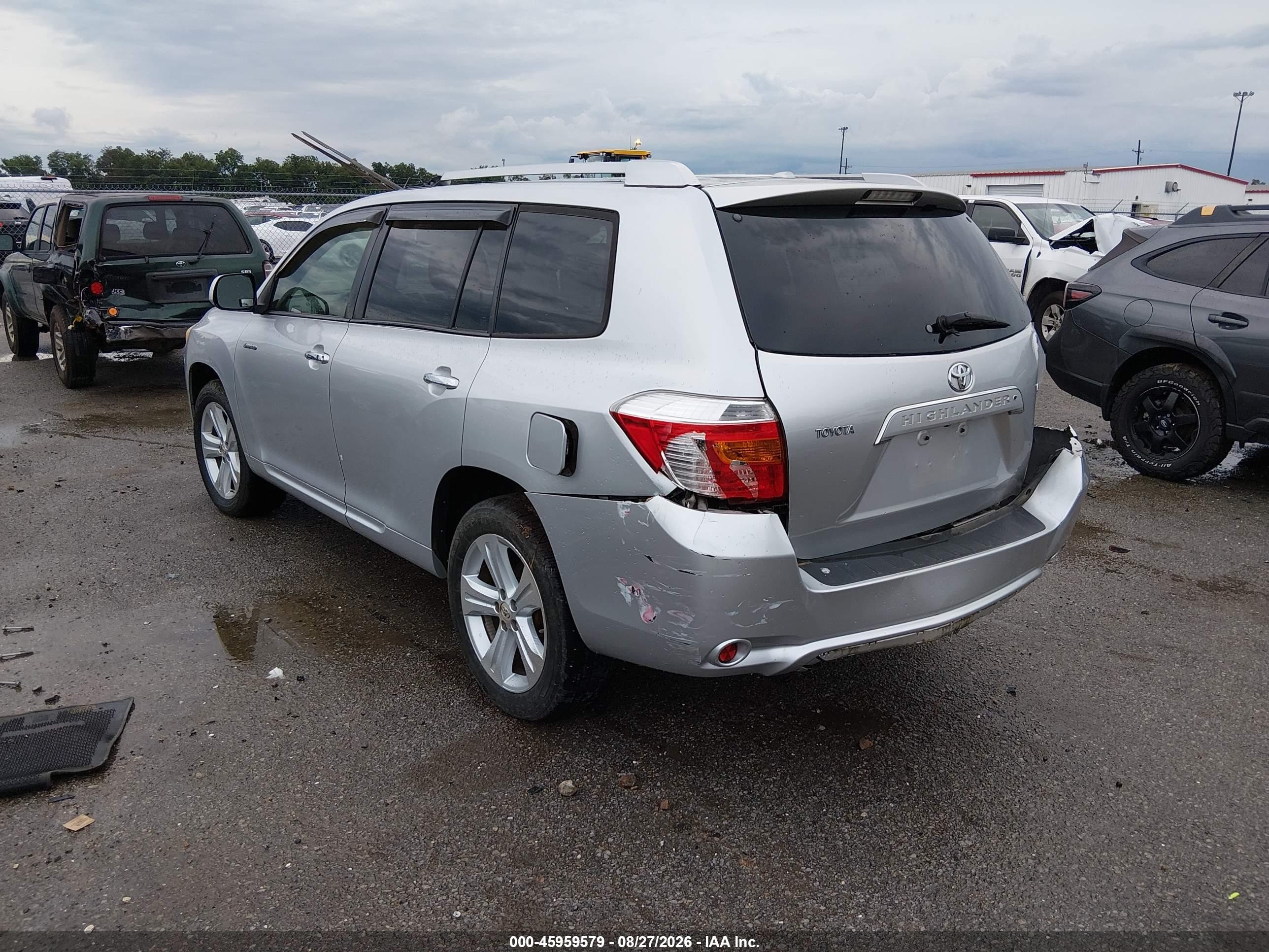 2009 Toyota Highlander Limited Silver vin: JTEDS42AX92091980