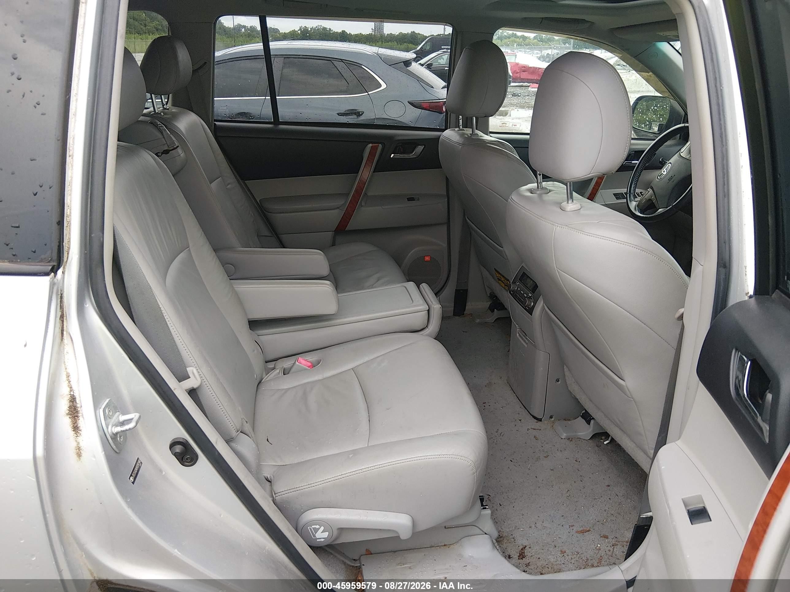 2009 Toyota Highlander Limited Silver vin: JTEDS42AX92091980