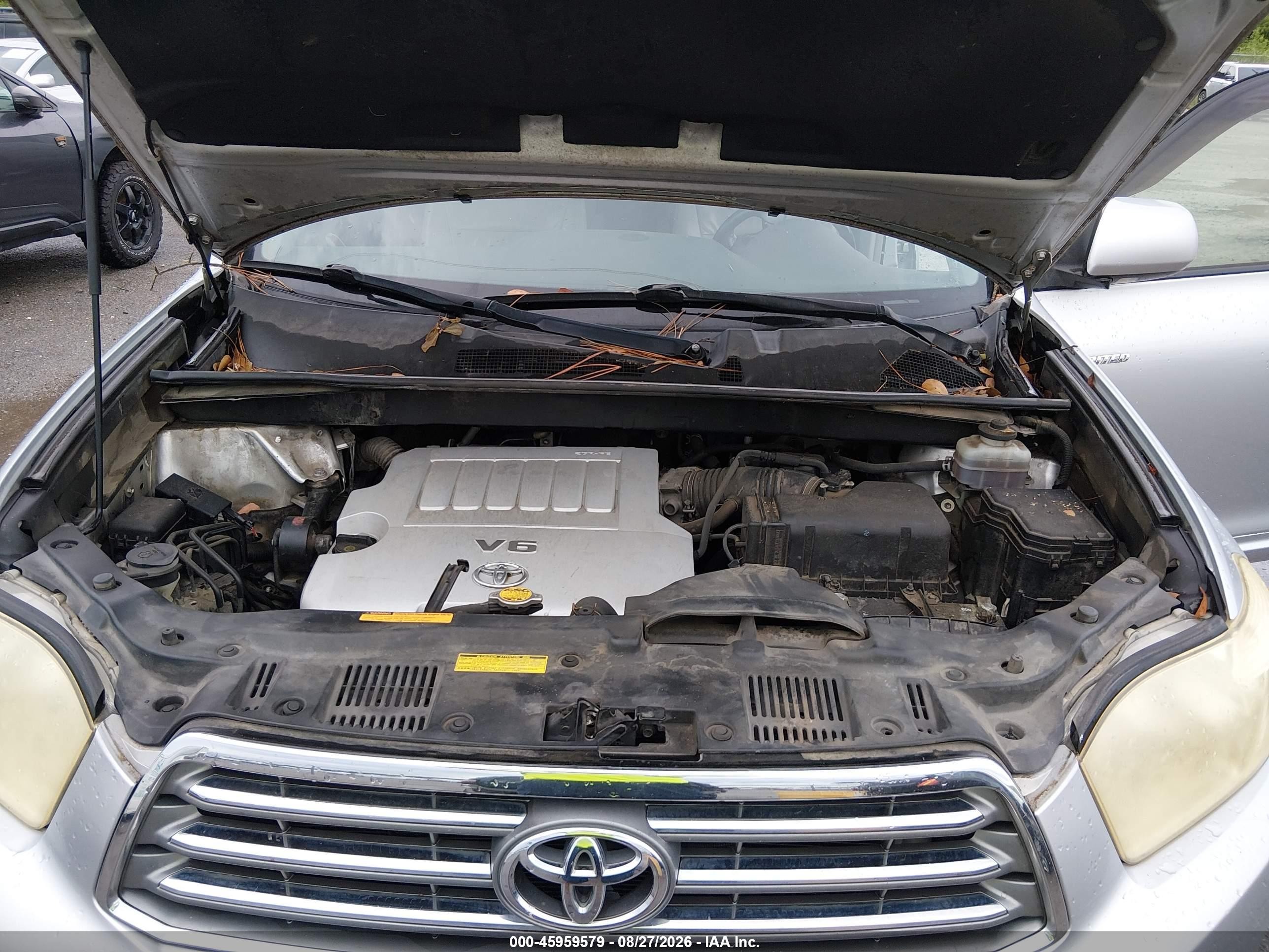2009 Toyota Highlander Limited Silver vin: JTEDS42AX92091980
