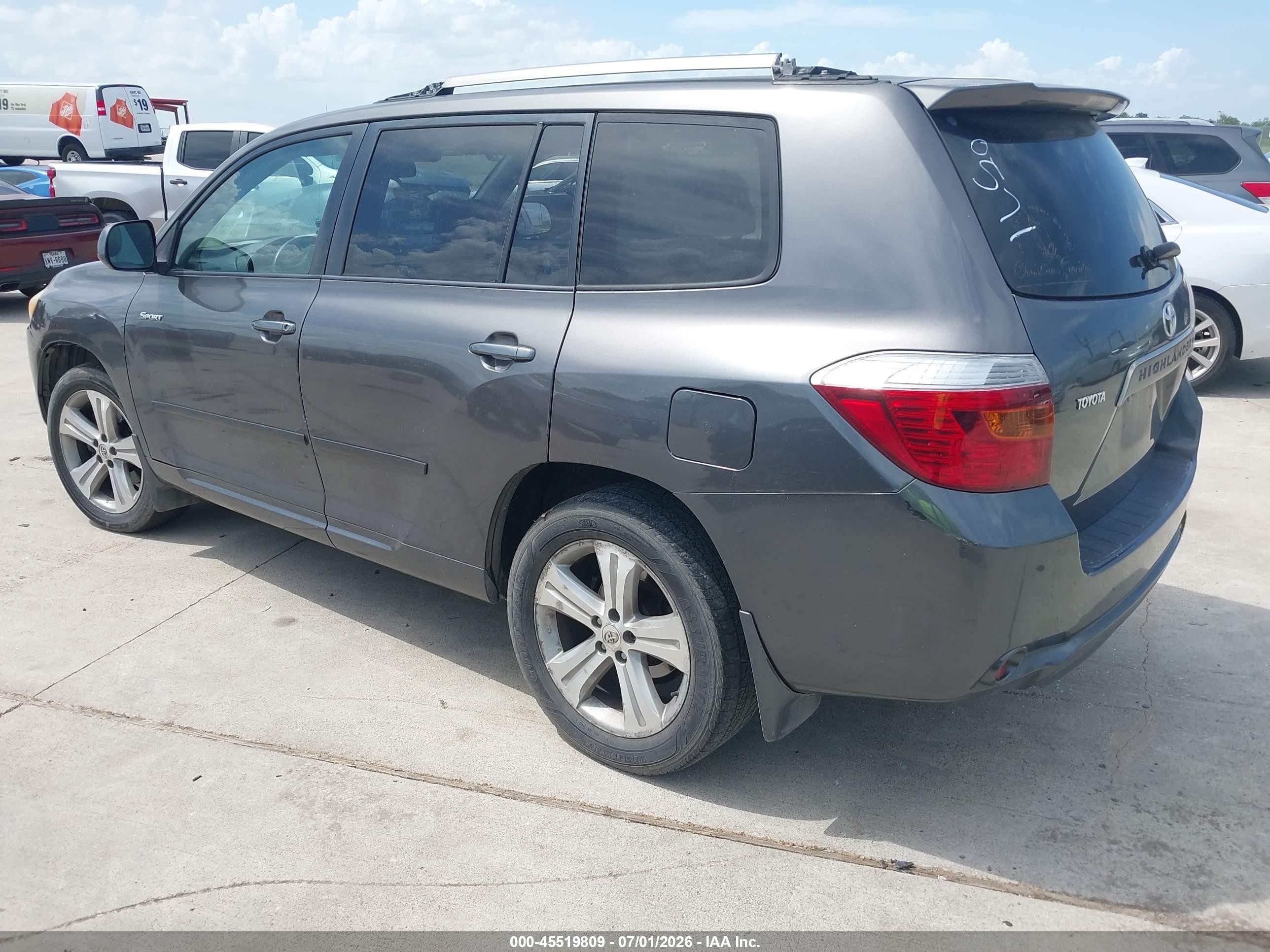 2008 Toyota Highlander Sport Серый vin: JTEDS43A082030571