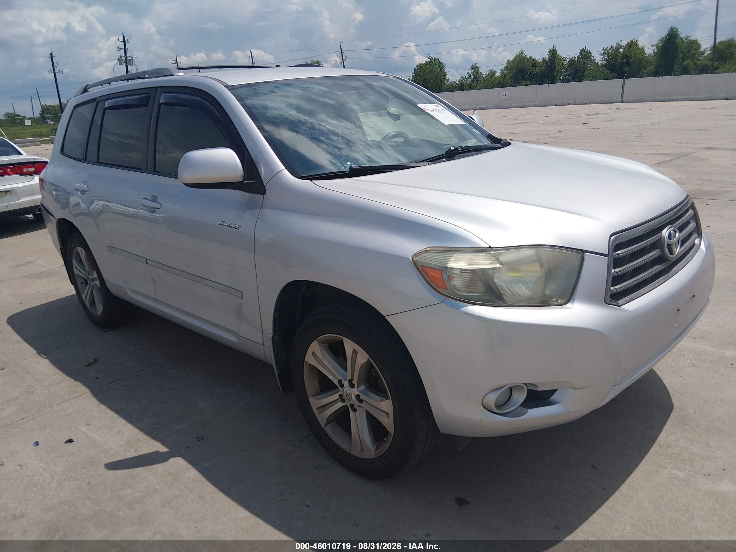 2009 Toyota Highlander Sport Gray vin: JTEDS43A092086480