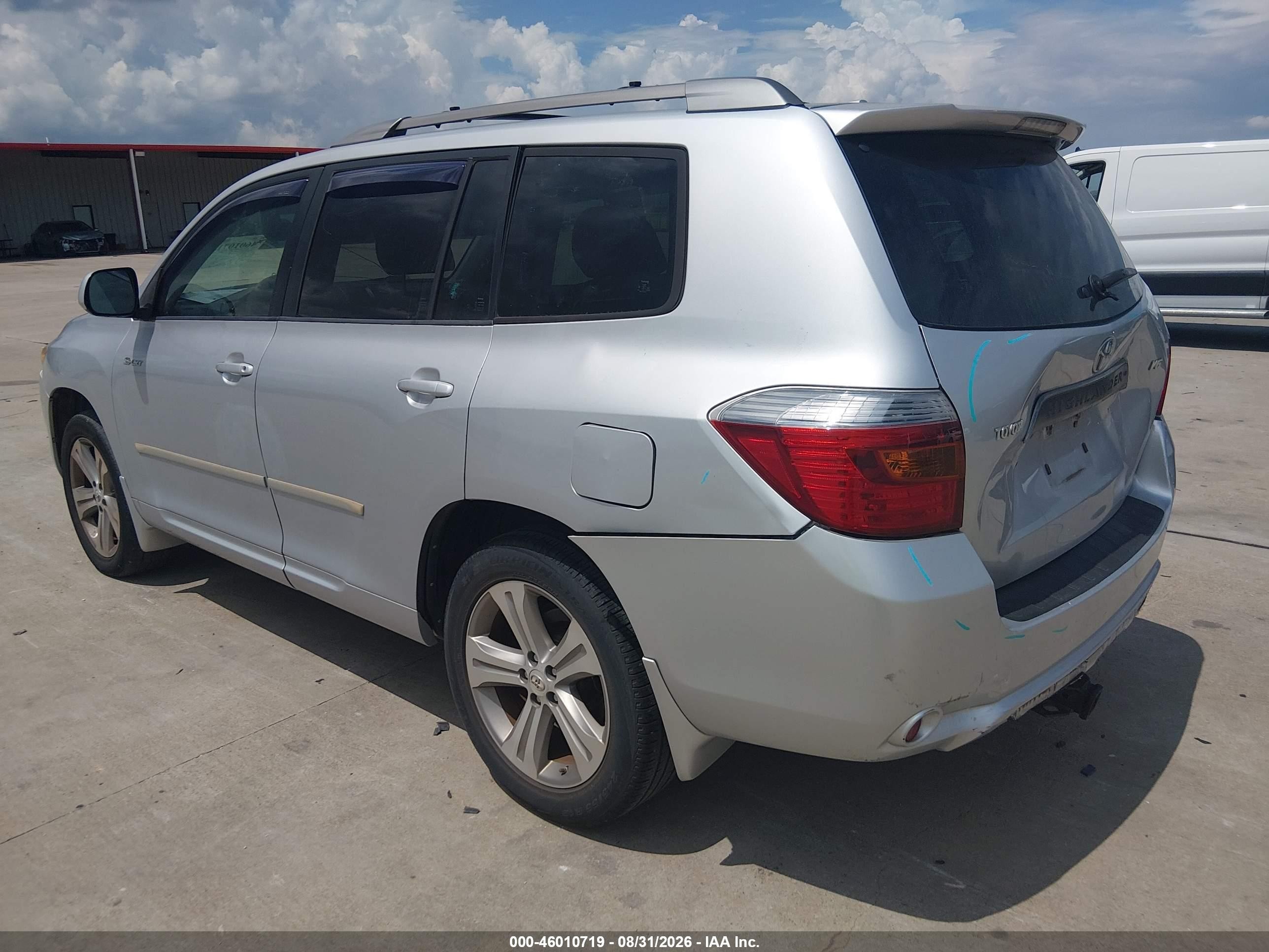 2009 Toyota Highlander Sport Gray vin: JTEDS43A092086480
