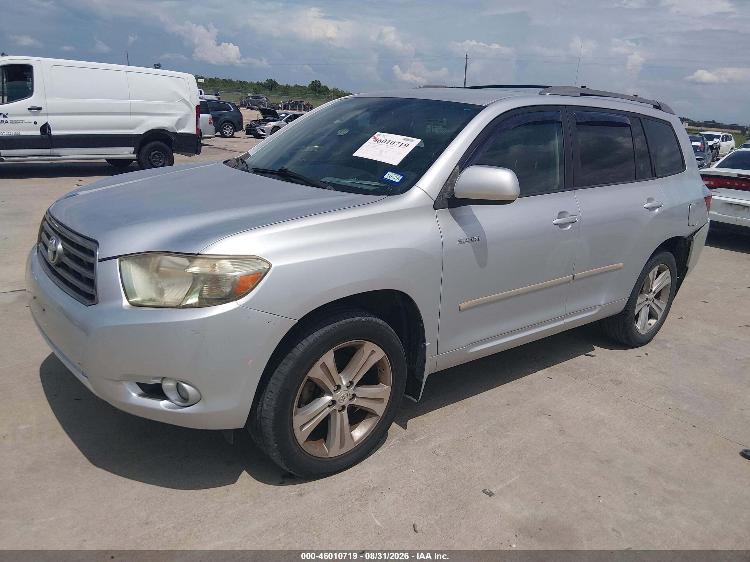 2009 Toyota Highlander Sport Gray vin: JTEDS43A092086480