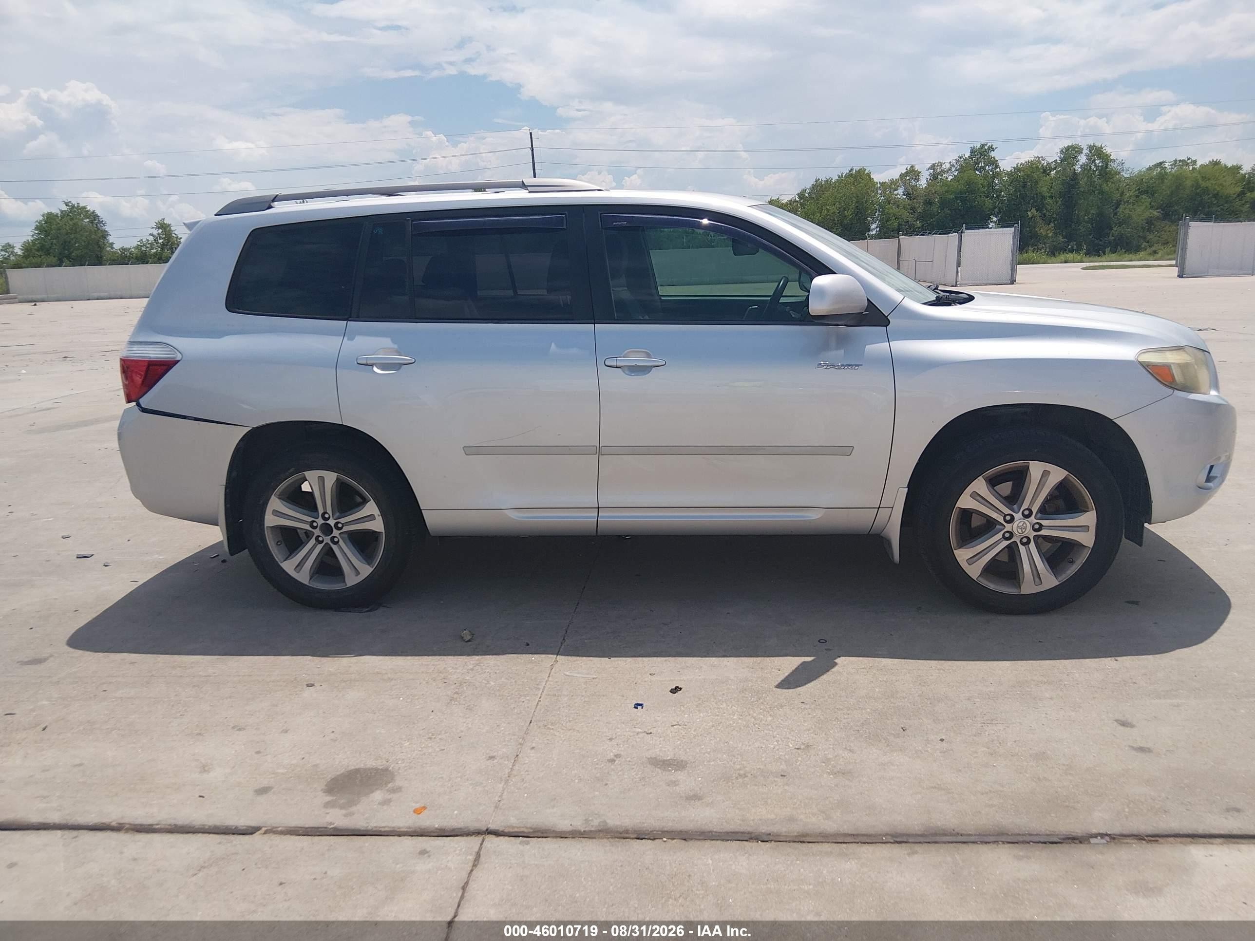 2009 Toyota Highlander Sport Gray vin: JTEDS43A092086480