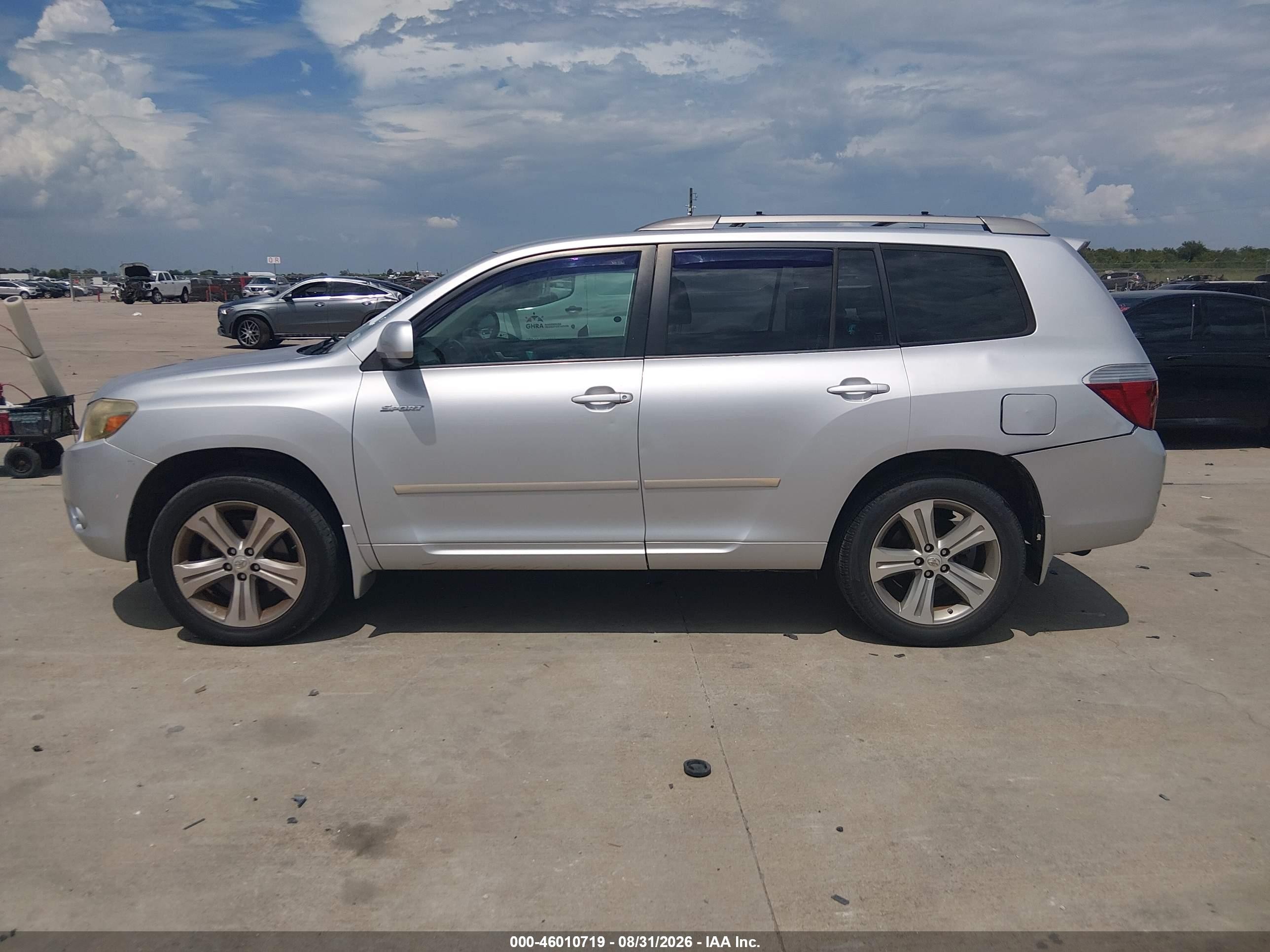 2009 Toyota Highlander Sport Gray vin: JTEDS43A092086480
