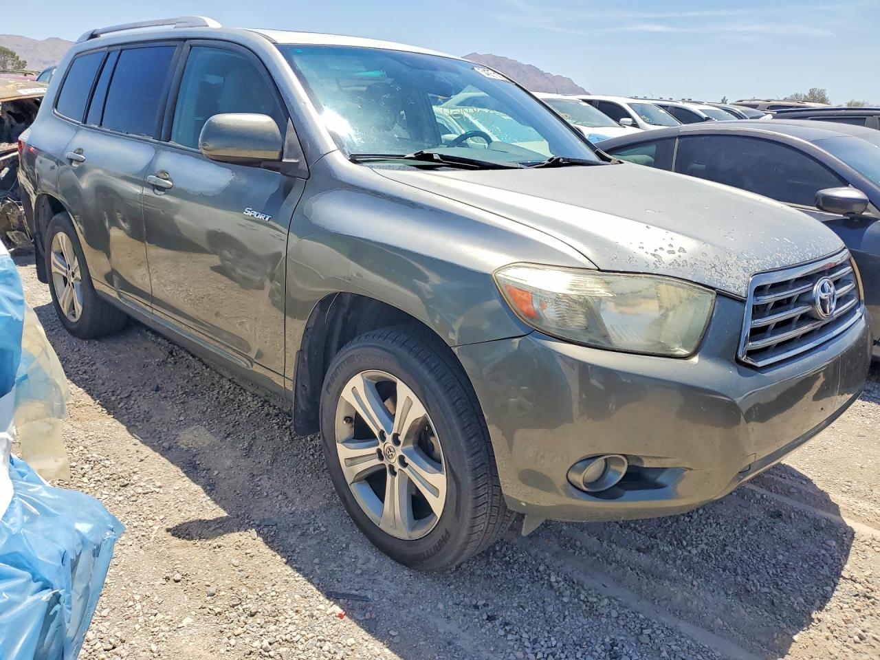 2008 Toyota Highlander Sport Gray vin: JTEDS43A182001810