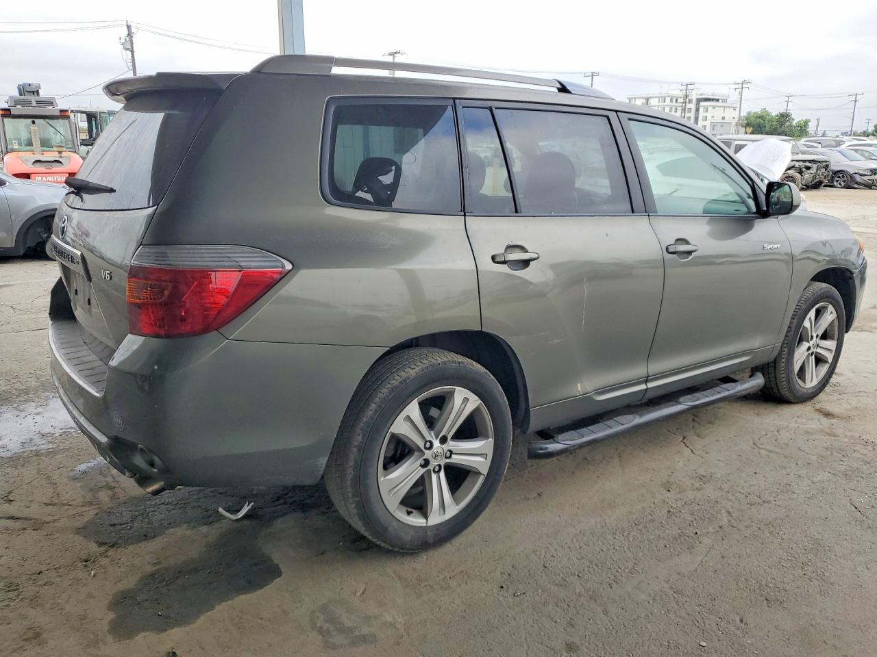 2008 Toyota Highlander Sport Gray vin: JTEDS43A182012290