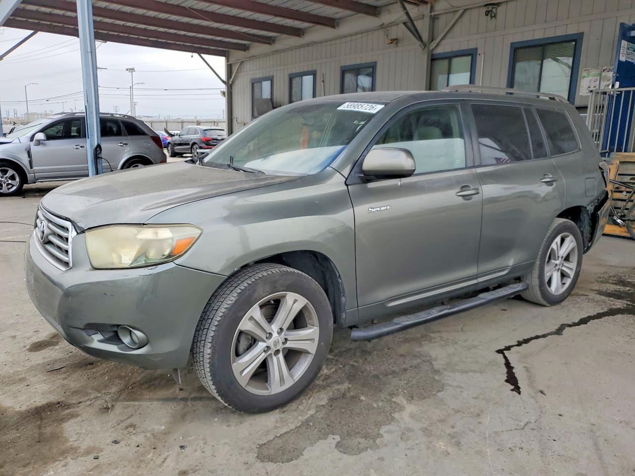 2008 Toyota Highlander Sport Gray vin: JTEDS43A182012290