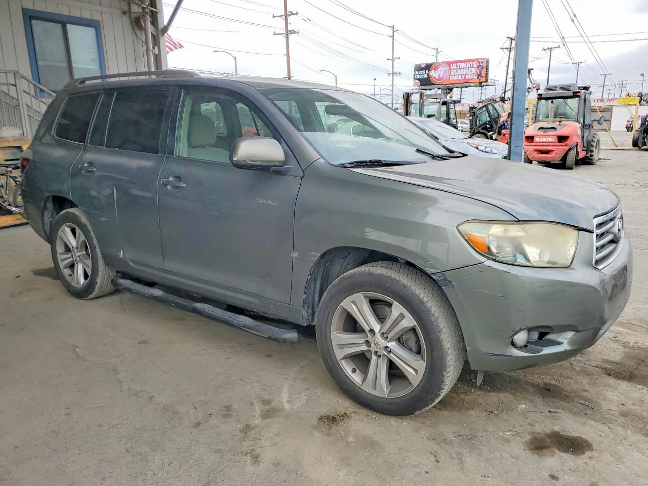2008 Toyota Highlander Sport Gray vin: JTEDS43A182012290