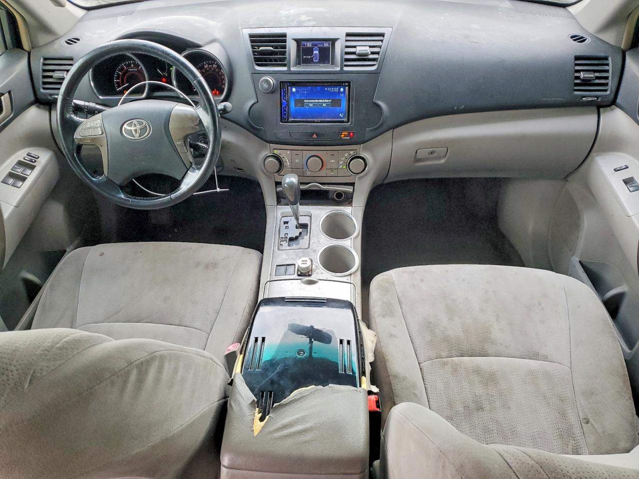 2008 Toyota Highlander Sport Gray vin: JTEDS43A182012290