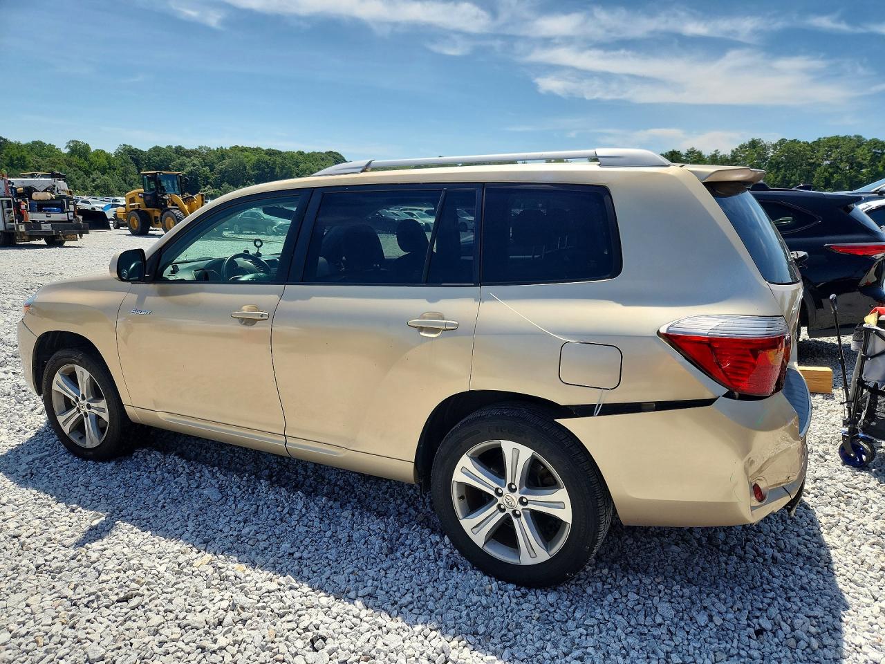 2008 Toyota Highlander Sport Золотой vin: JTEDS43A182048416