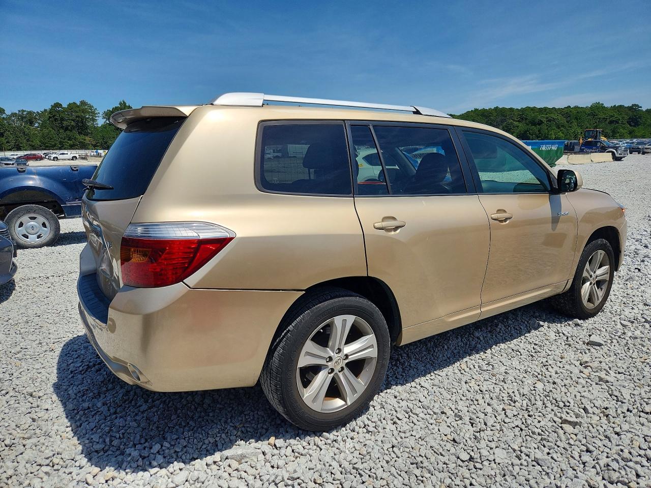 2008 Toyota Highlander Sport Золотой vin: JTEDS43A182048416