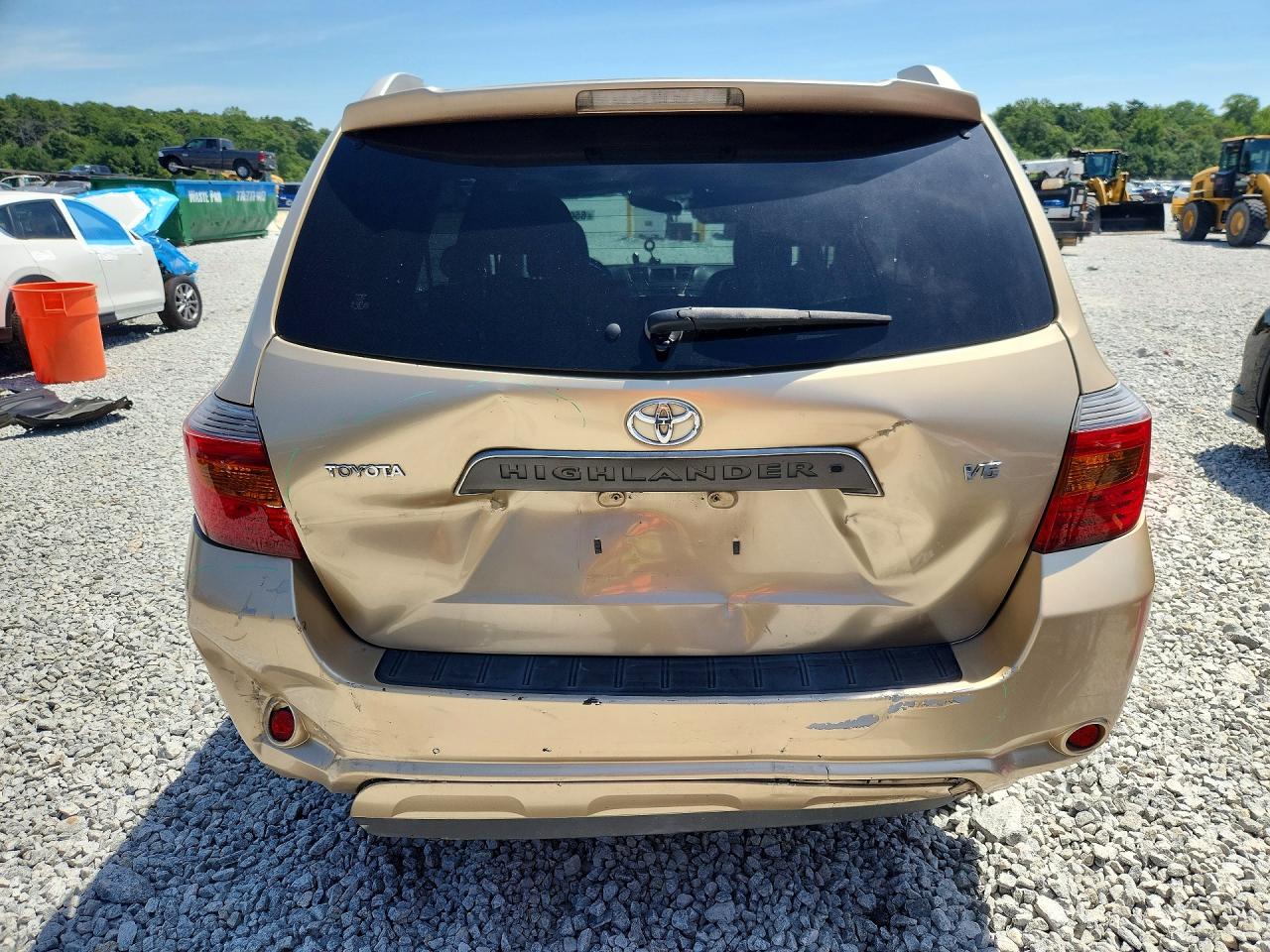 2008 Toyota Highlander Sport Золотой vin: JTEDS43A182048416