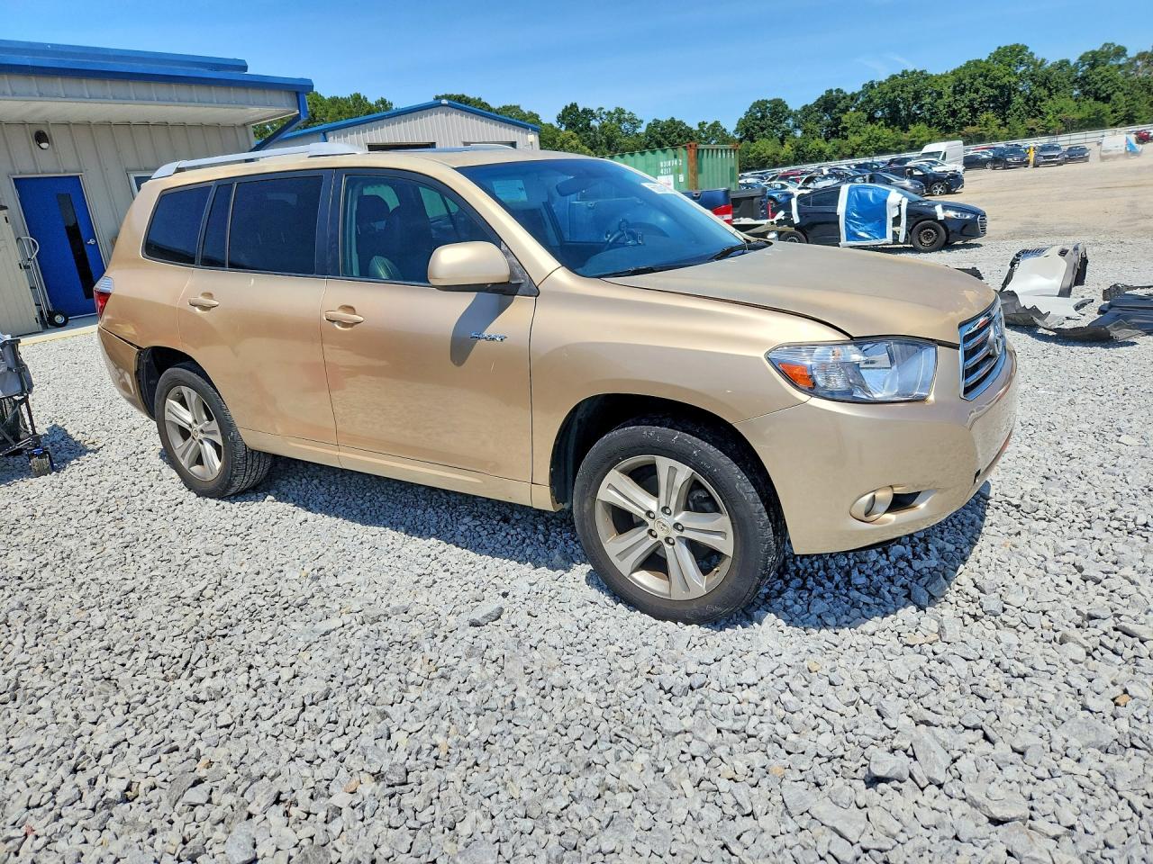 2008 Toyota Highlander Sport Золотой vin: JTEDS43A182048416