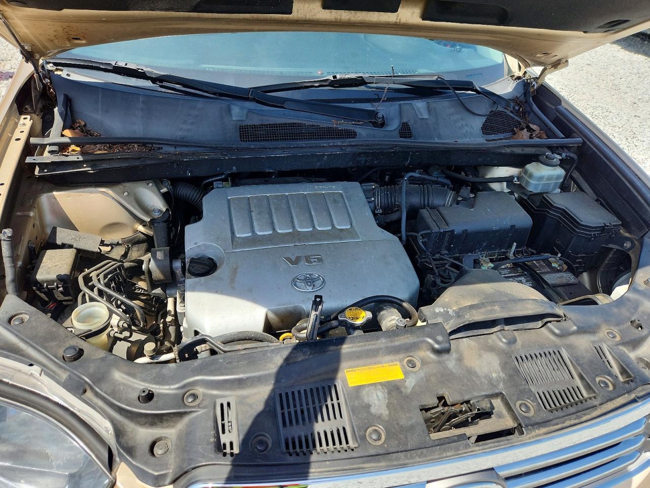 2008 Toyota Highlander Sport Золотой vin: JTEDS43A182048416