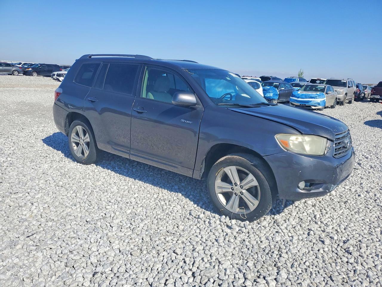 2009 Toyota Highlander Sport Gray vin: JTEDS43A192074192