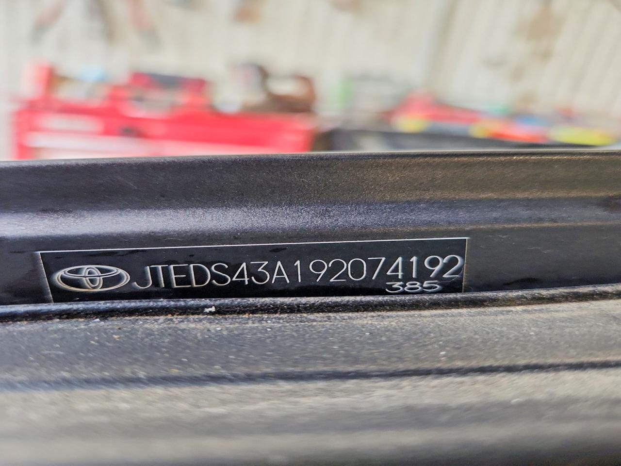2009 Toyota Highlander Sport Gray vin: JTEDS43A192074192