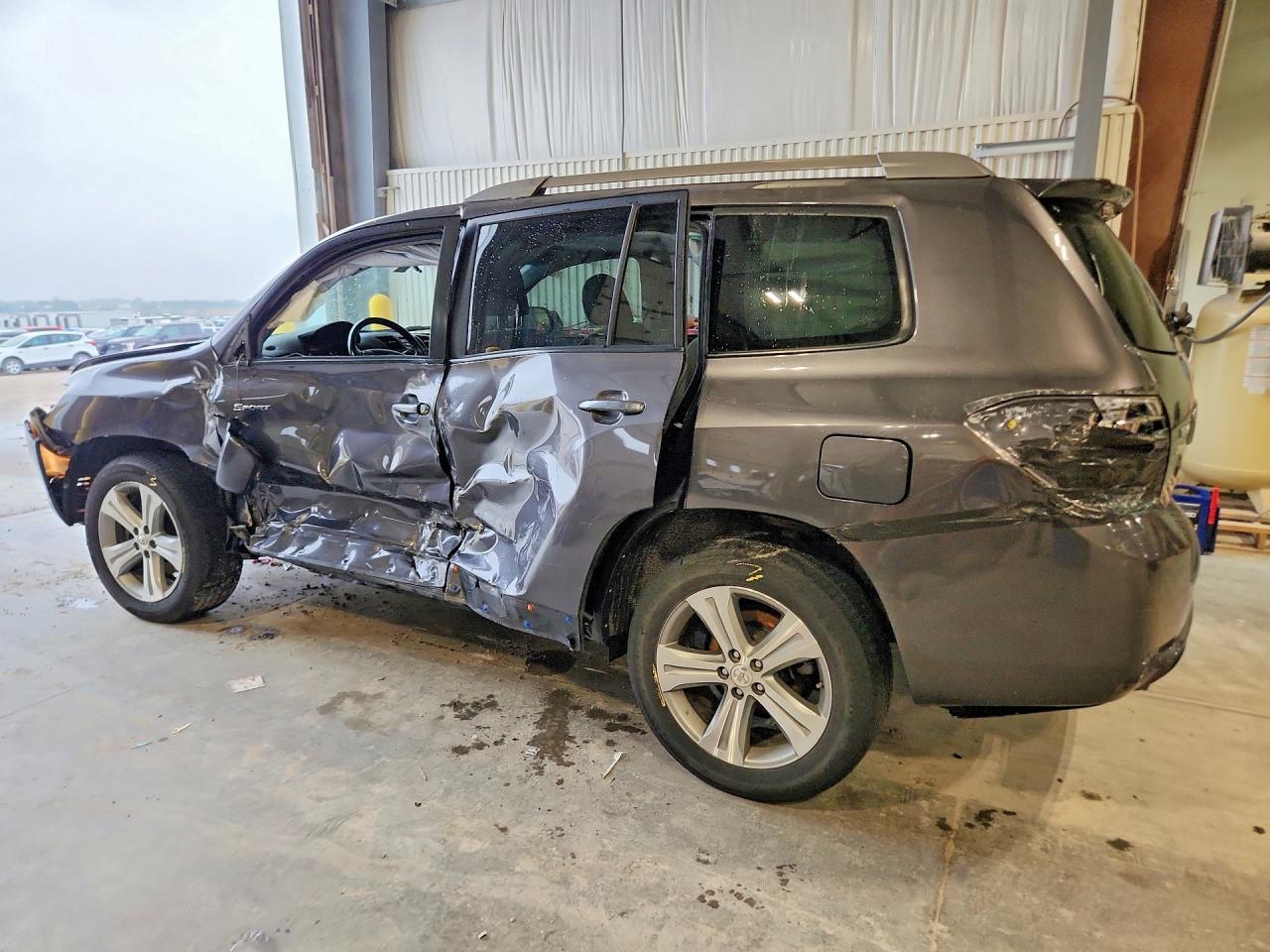 2009 Toyota Highlander Sport Gray vin: JTEDS43A192074192