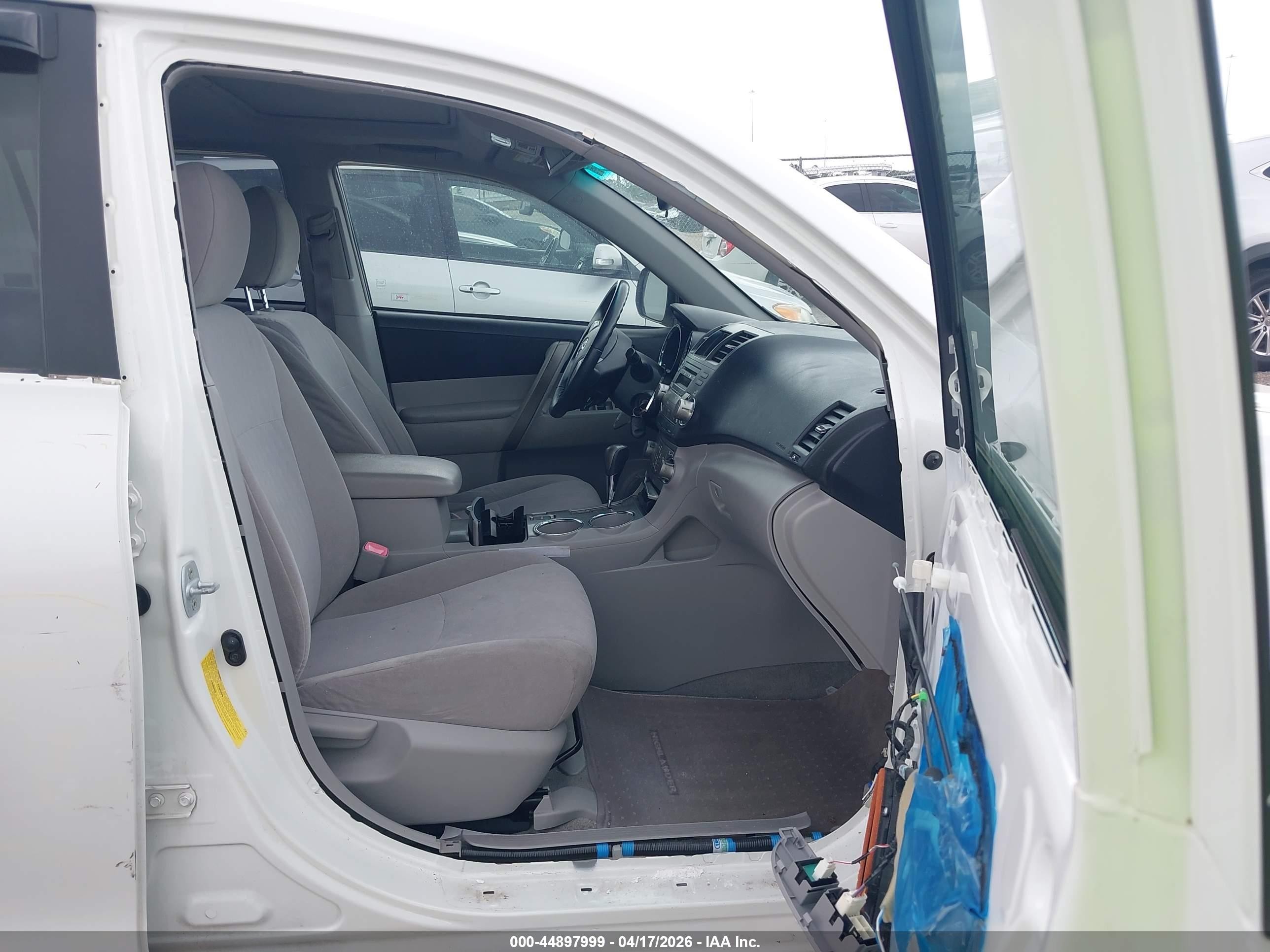 2009 Toyota Highlander Sport White vin: JTEDS43A192078534