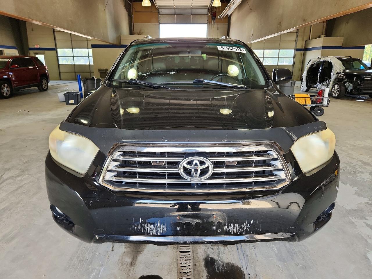 2008 Toyota Highlander Sport Black vin: JTEDS43A282008281