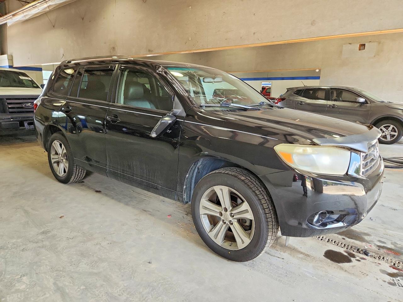 2008 Toyota Highlander Sport Black vin: JTEDS43A282008281