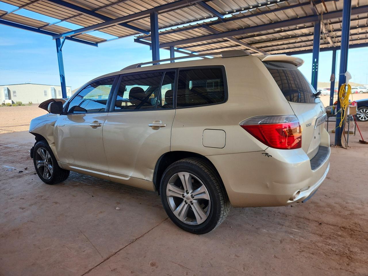 2008 Toyota Highlander Sport Beige vin: JTEDS43A282056086