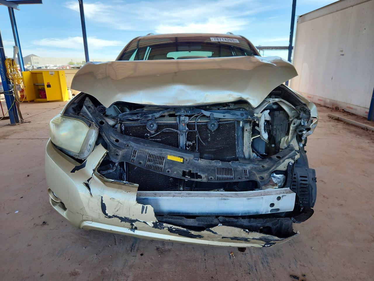 2008 Toyota Highlander Sport Beige vin: JTEDS43A282056086
