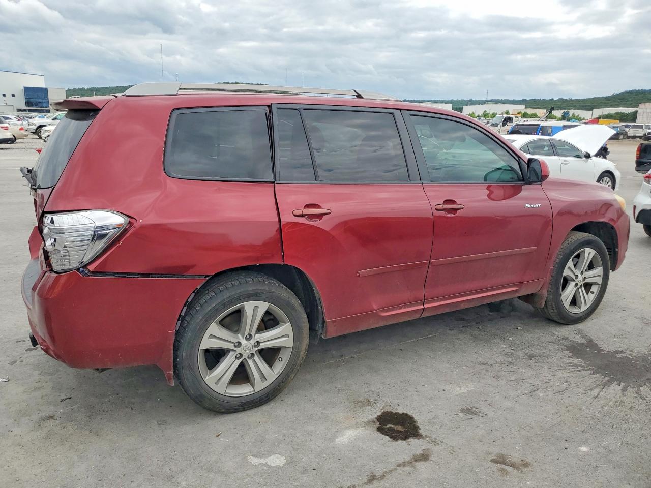 2008 Toyota Highlander Sport Maroon vin: JTEDS43A382028832