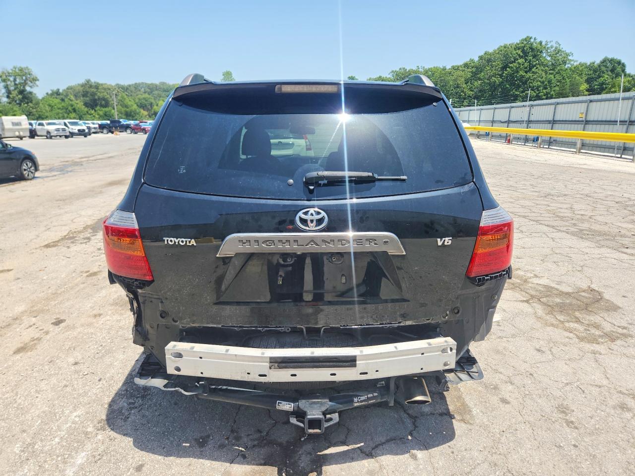 2008 Toyota Highlander Sport Black vin: JTEDS43A382051009