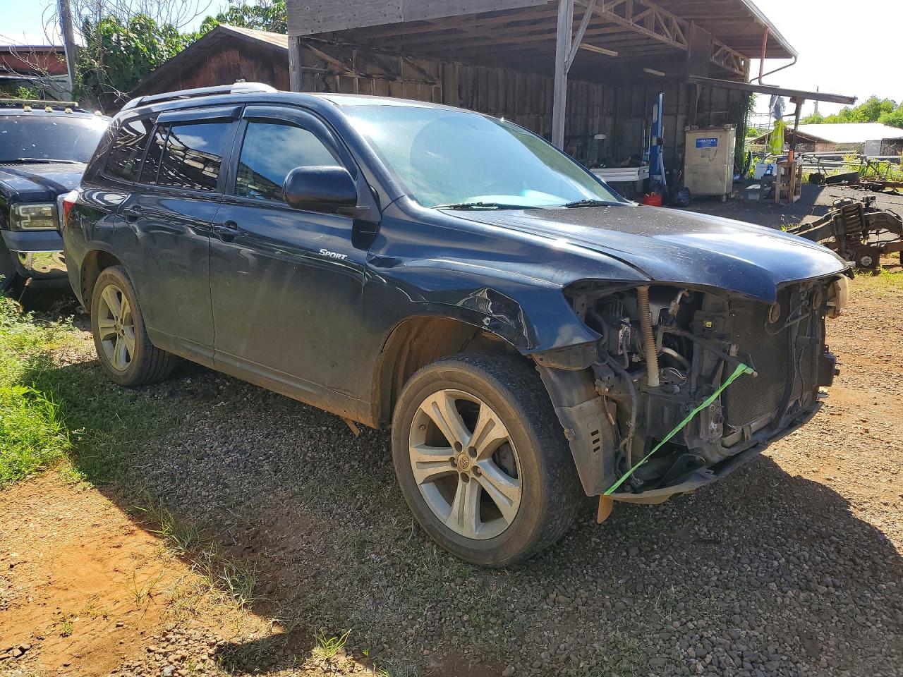 2008 Toyota Highlander Sport Черный vin: JTEDS43A382053486