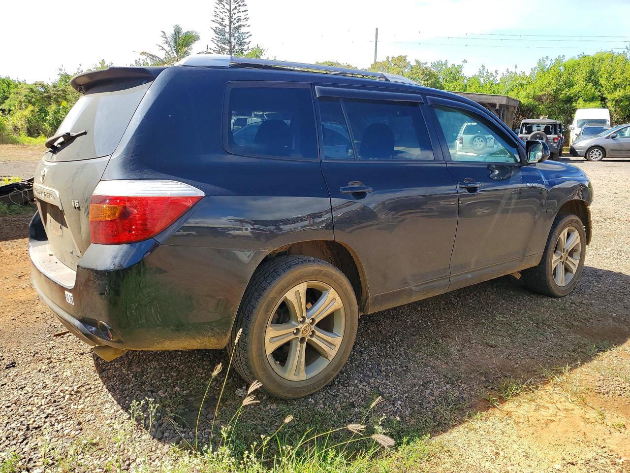2008 Toyota Highlander Sport Черный vin: JTEDS43A382053486