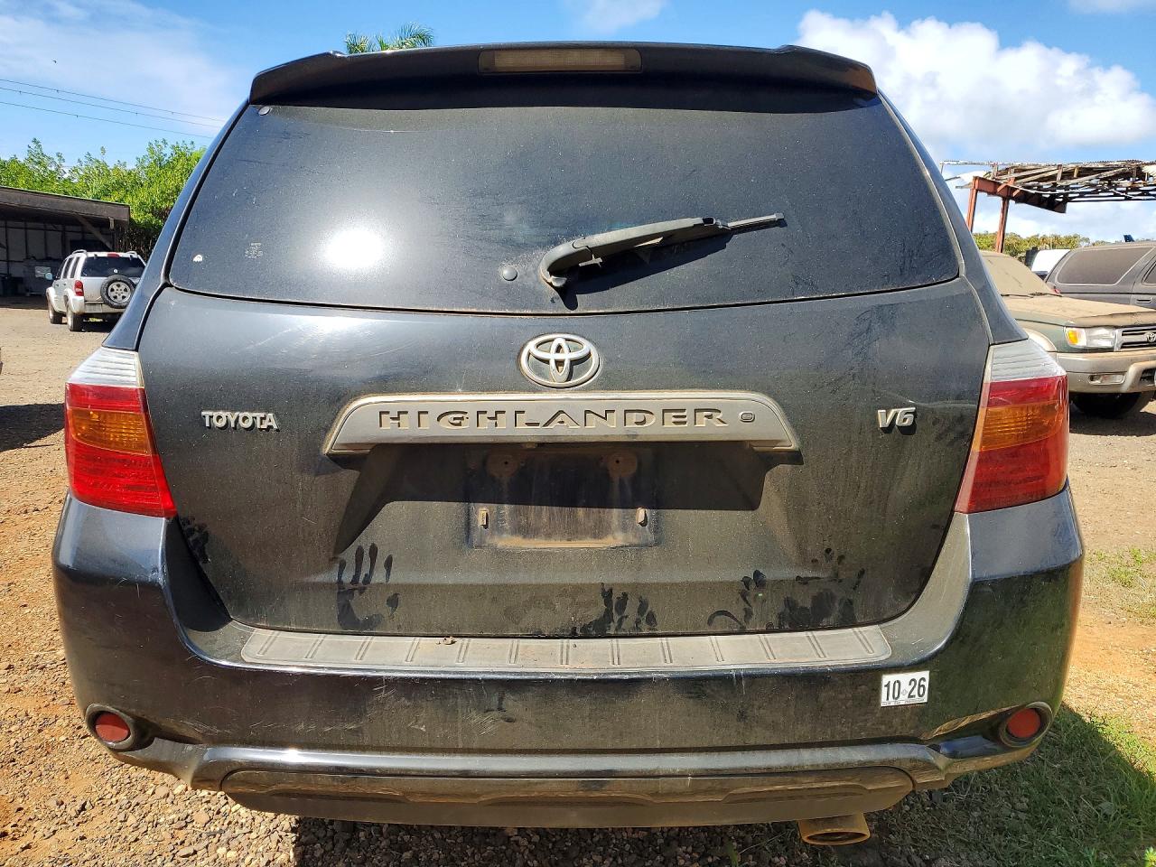 2008 Toyota Highlander Sport Черный vin: JTEDS43A382053486