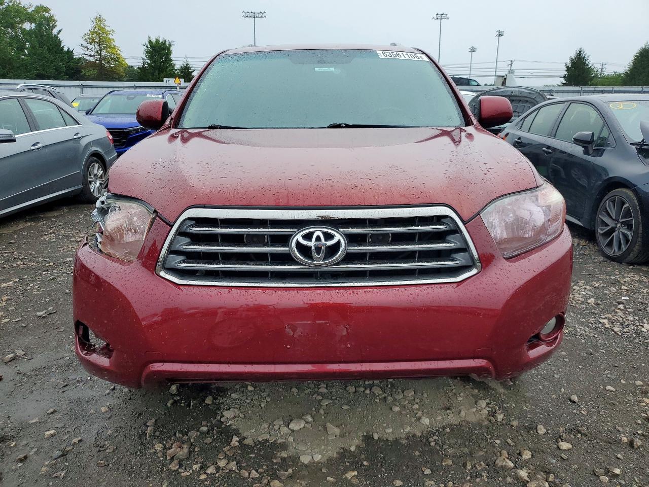 2008 Toyota Highlander Sport Maroon vin: JTEDS43A482001297