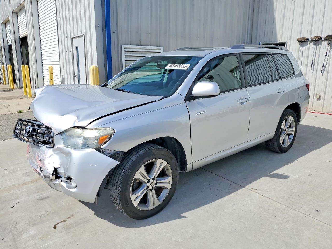 2008 Toyota Highlander Sport Серебряный vin: JTEDS43A482005091