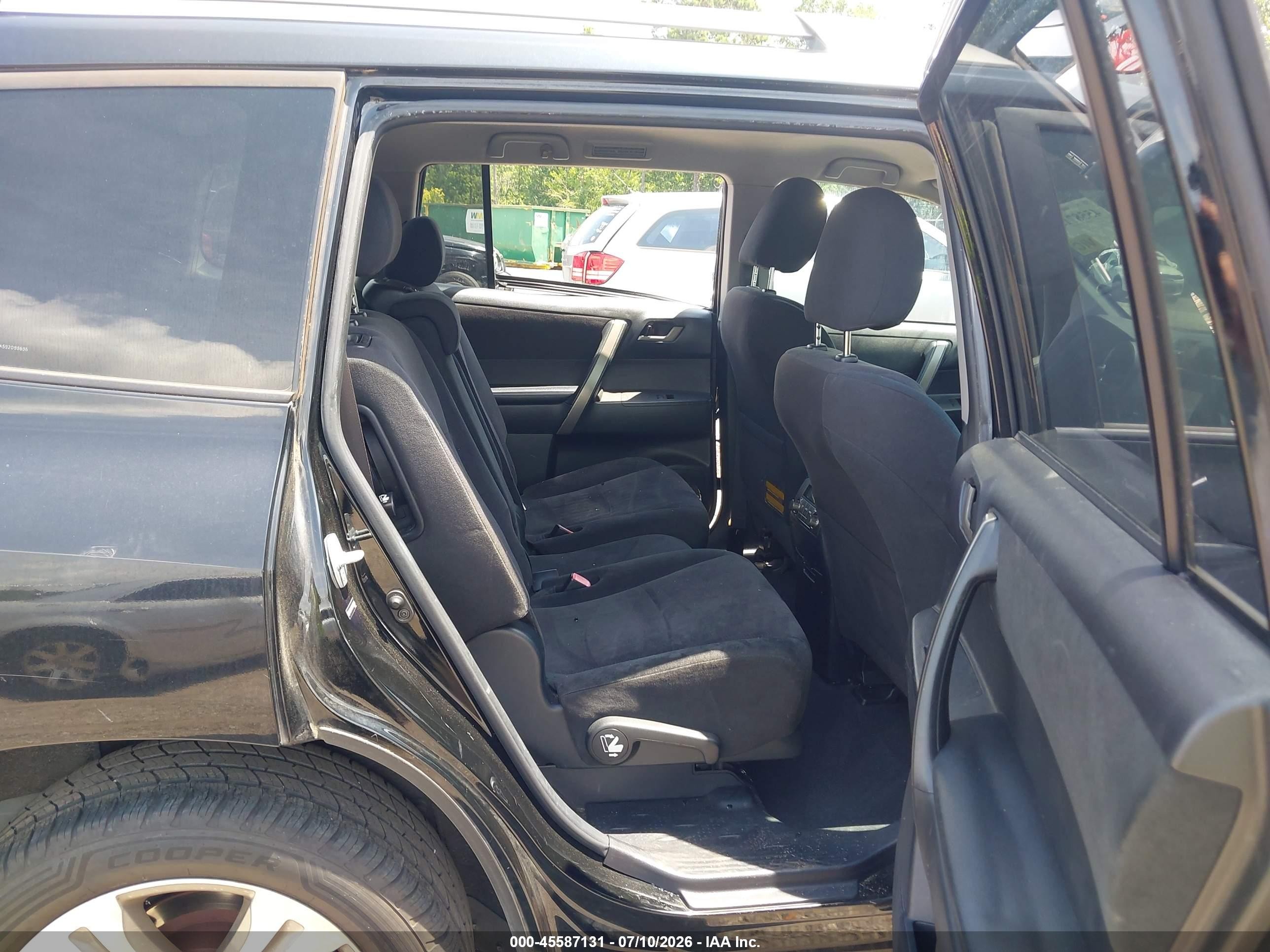 2009 Toyota Highlander Sport Black vin: JTEDS43A592089696