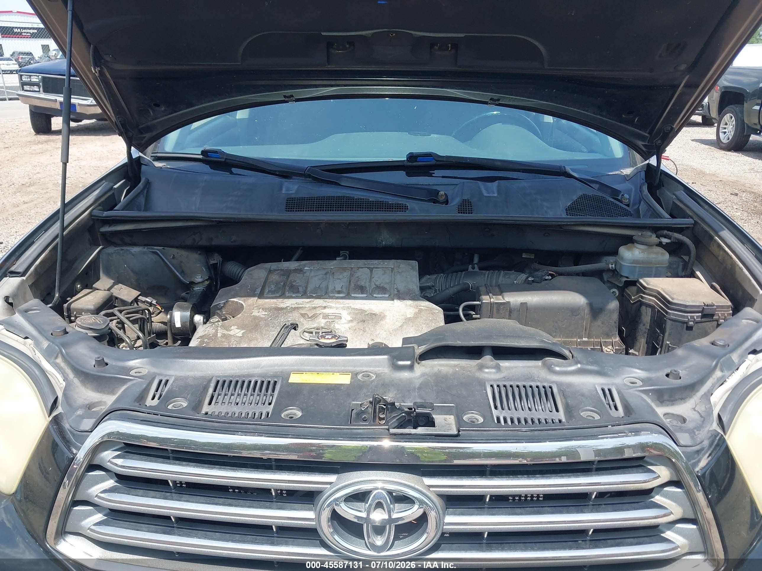 2009 Toyota Highlander Sport Black vin: JTEDS43A592089696