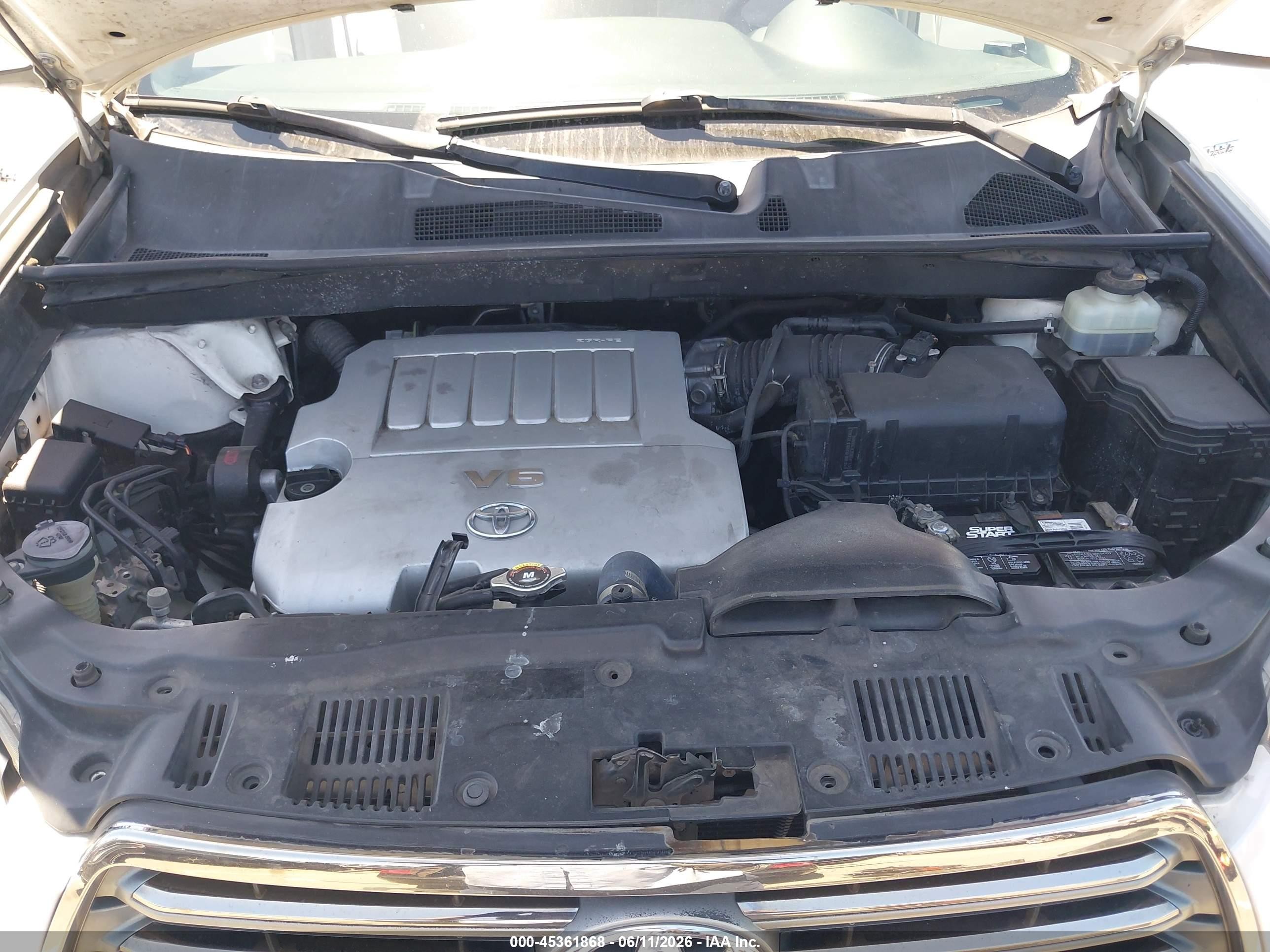 2008 Toyota Highlander Sport Белый vin: JTEDS43A682000281