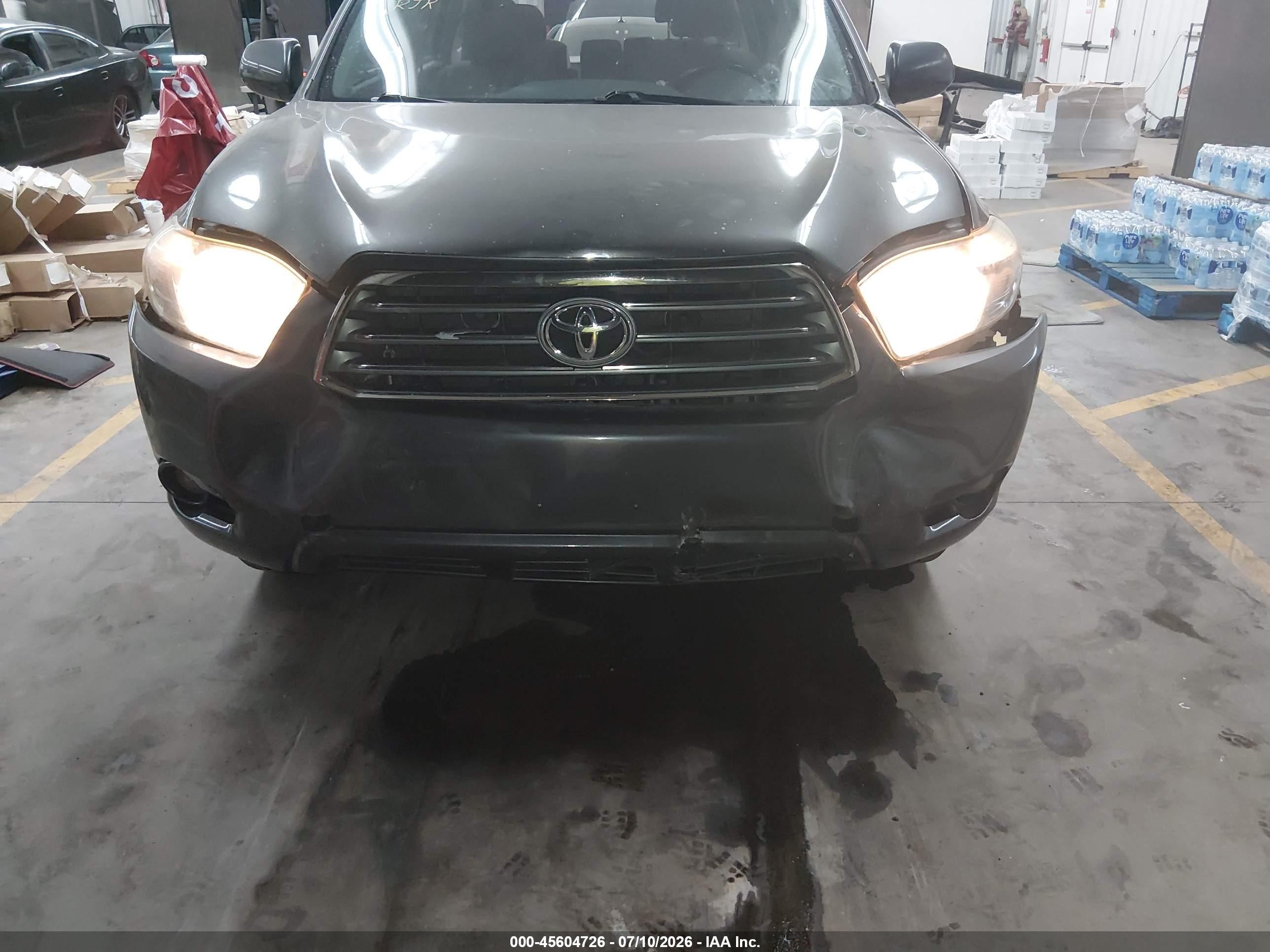 2008 Toyota Highlander Sport Gray vin: JTEDS43A682001320