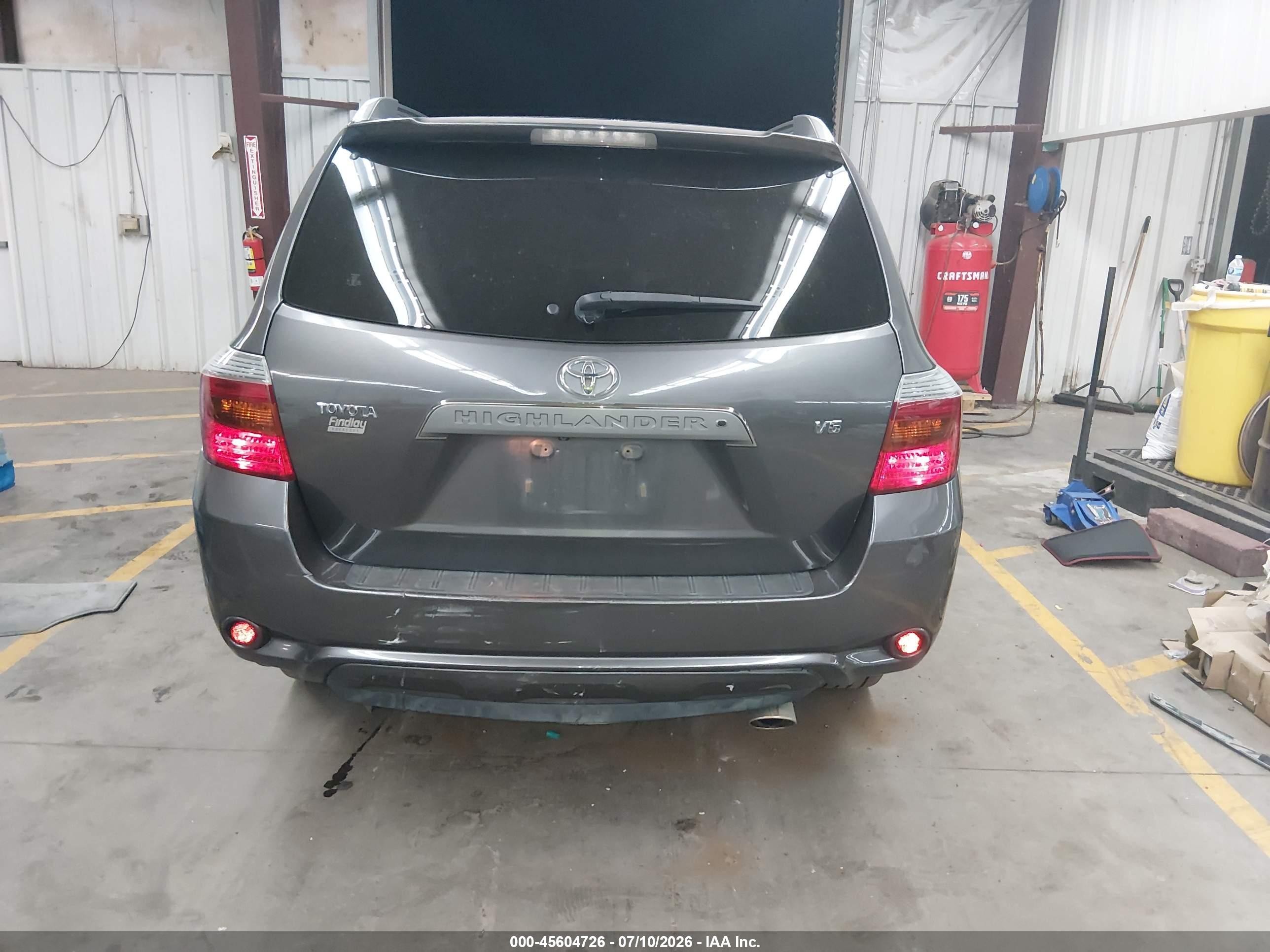 2008 Toyota Highlander Sport Gray vin: JTEDS43A682001320
