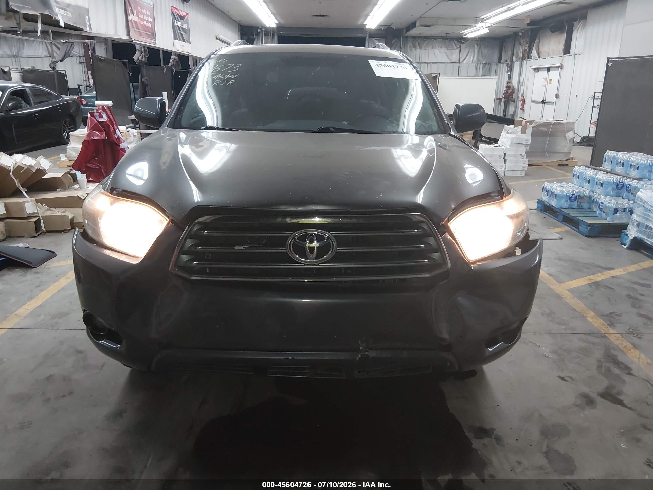 2008 Toyota Highlander Sport Gray vin: JTEDS43A682001320